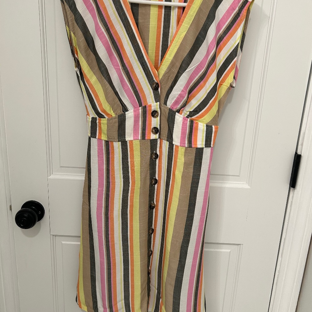 Multi- Colored, stripe dress